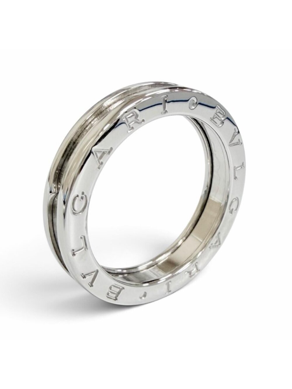 Bvlgari B.zero1 Band Ring 750 White Gold